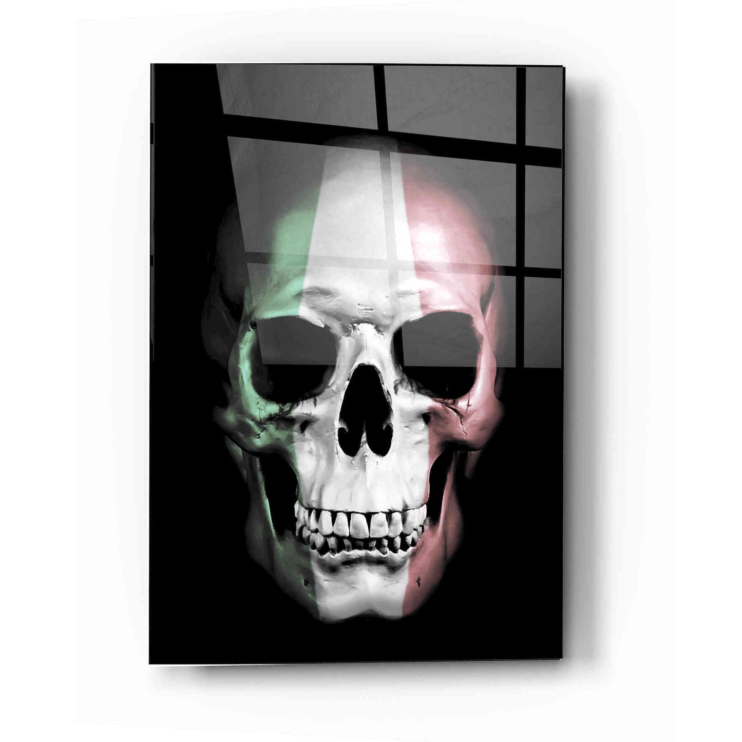 Epic Art 'Italian Skull' by Nicklas Gustafsson, Acrylic Glass Wall Art,12x16