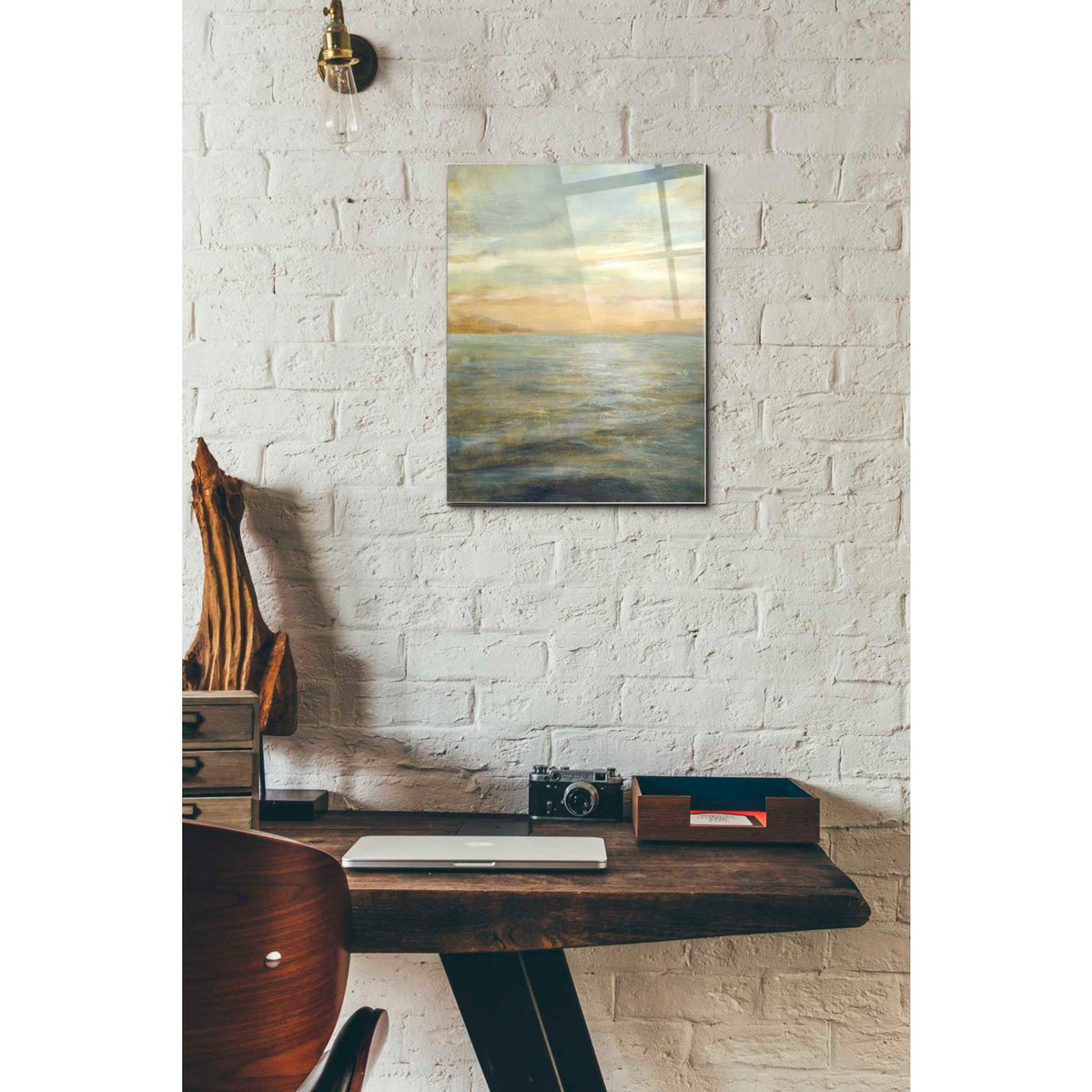 Epic Art 'Serene Sea II' by Danhui Nai, Acrylic Glass Wall Art,12 x 16