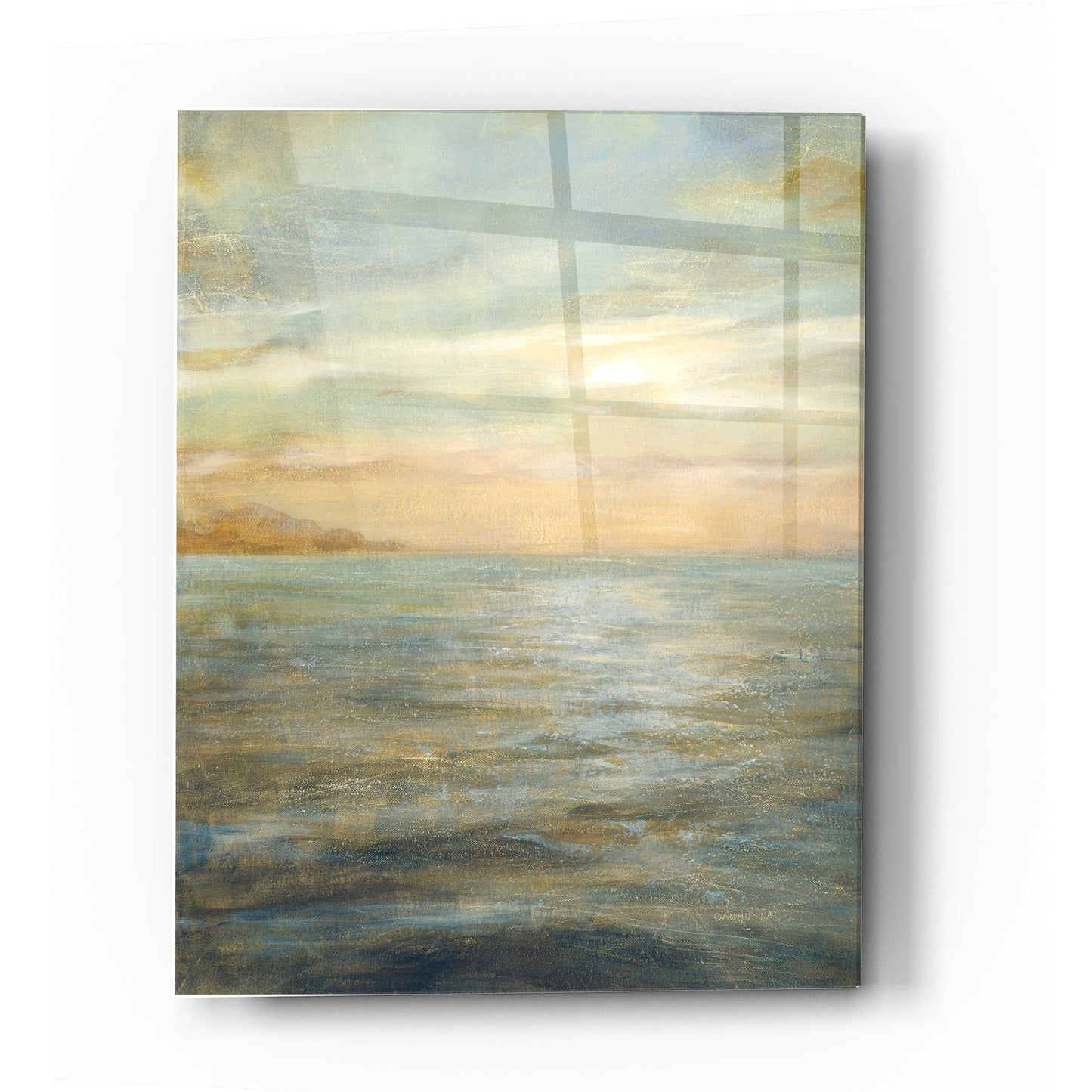 Epic Art 'Serene Sea II' by Danhui Nai, Acrylic Glass Wall Art,12 x 16