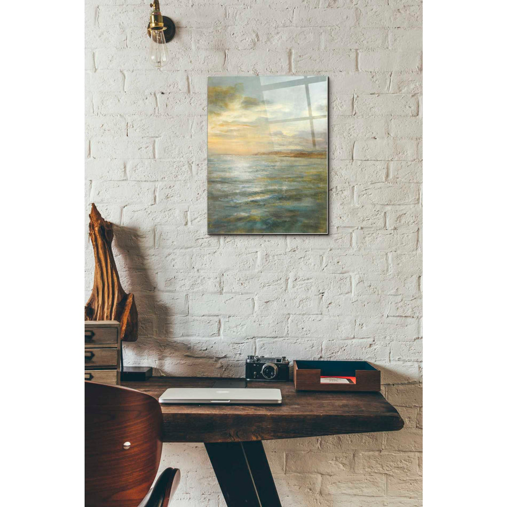 Epic Art 'Serene Sea III' by Danhui Nai, Acrylic Glass Wall Art,12 x 16