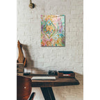 Epic Art 'Boho Paisley II' by Danhui Nai, Acrylic Glass Wall Art,12 x 16