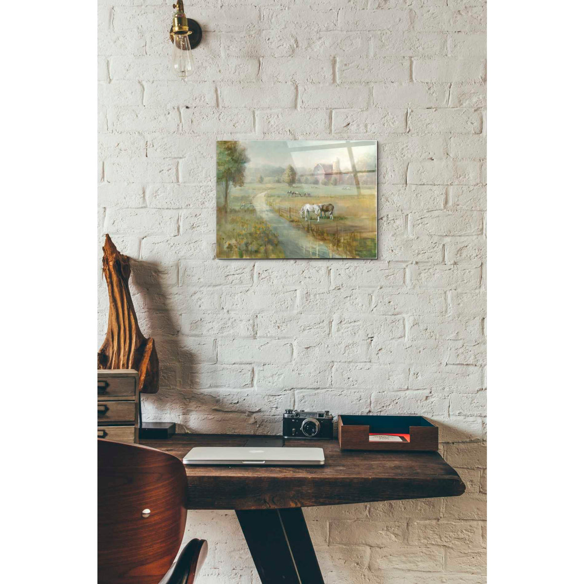 Epic Art 'Tranquil Farm' by Danhui Nai, Acrylic Glass Wall Art,12 x 16