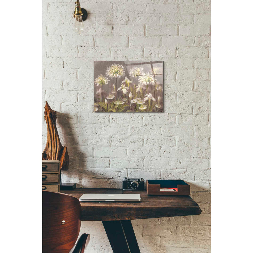 Epic Art 'Spring Blossoms Neutral' by Danhui Nai, Acrylic Glass Wall Art,12 x 16