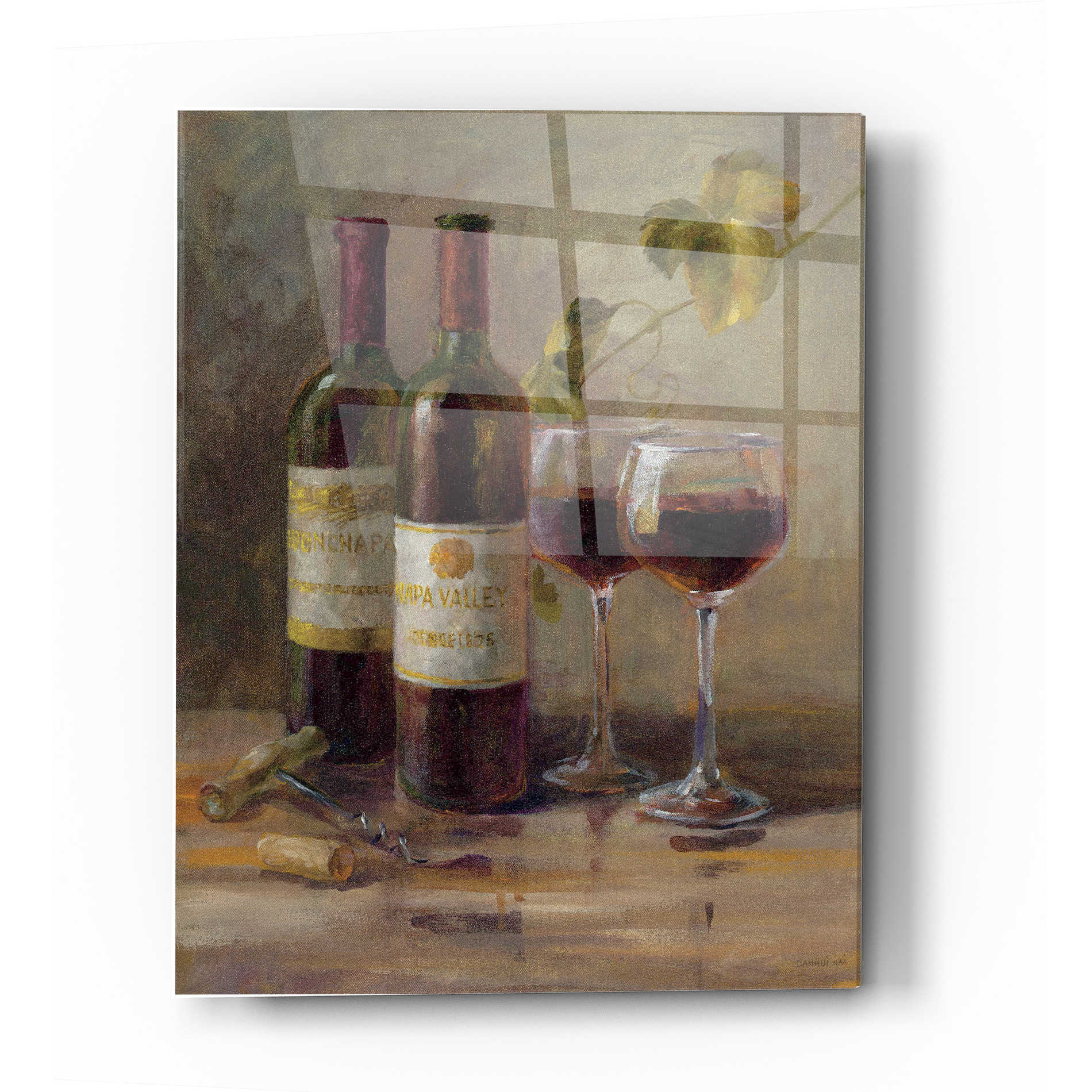 Epic Art 'Opening the Wine I' by Danhui Nai, Acrylic Glass Wall Art,12 x 16