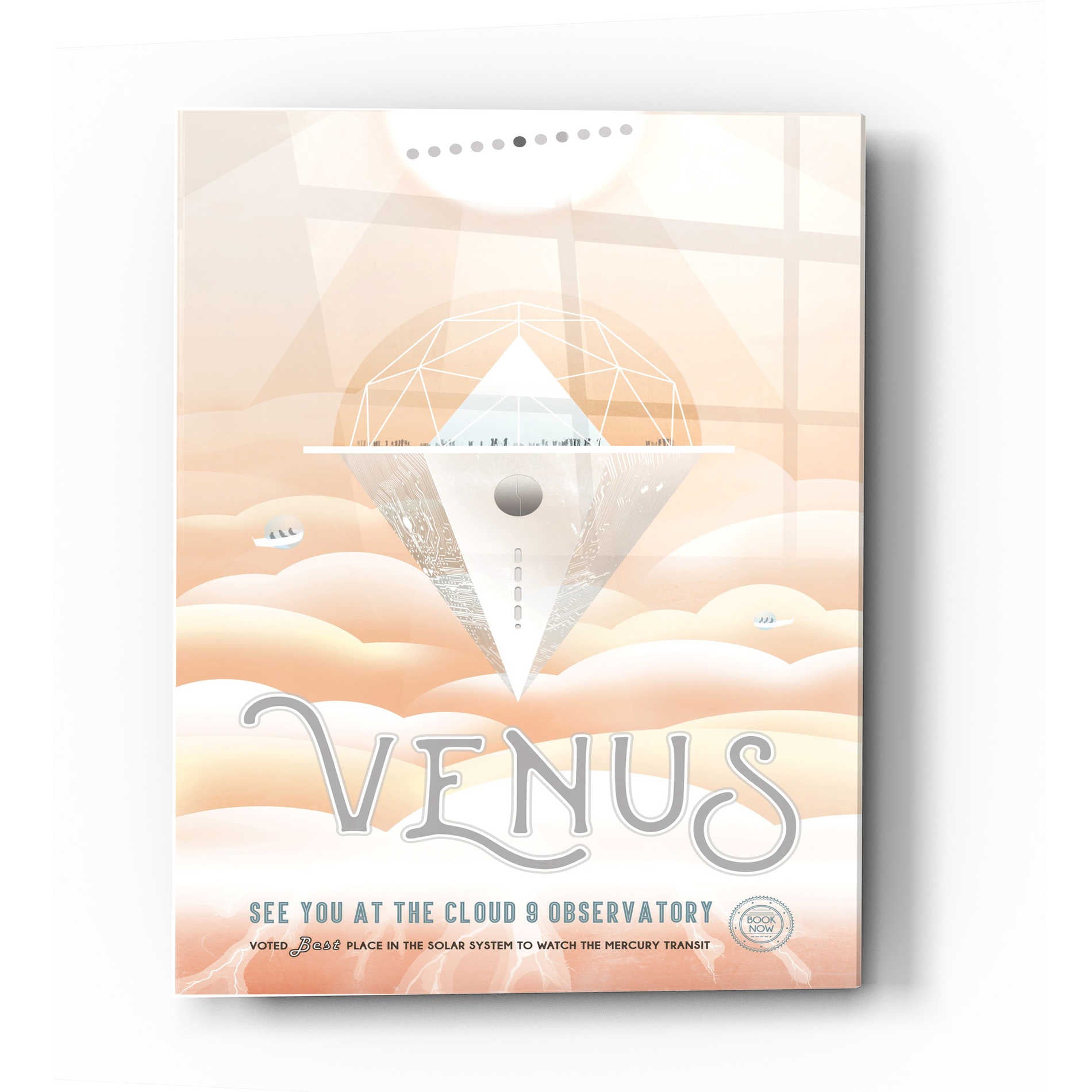 Epic Art 'Visions of the Future: Venus' Acrylic Glass Wall Art,12x16
