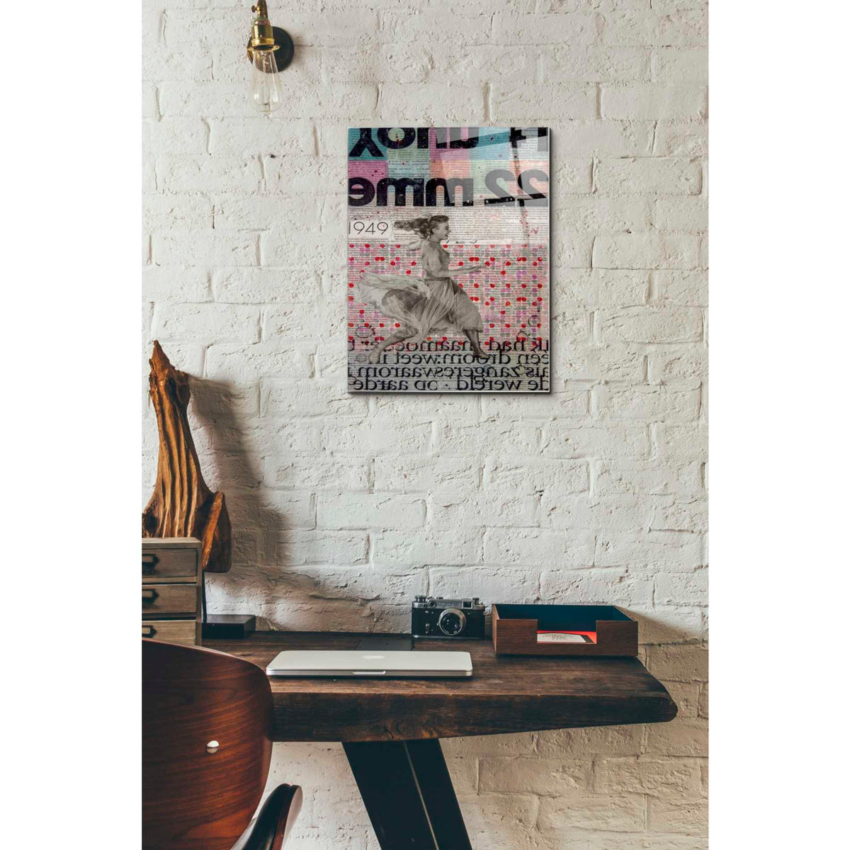 Epic Art 'BACK IN TIME' by DB Waterman, Acrylic Glass Wall Art,12x16