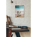 Epic Art 'BEACH GIRLS' by DB Waterman, Acrylic Glass Wall Art,12x16