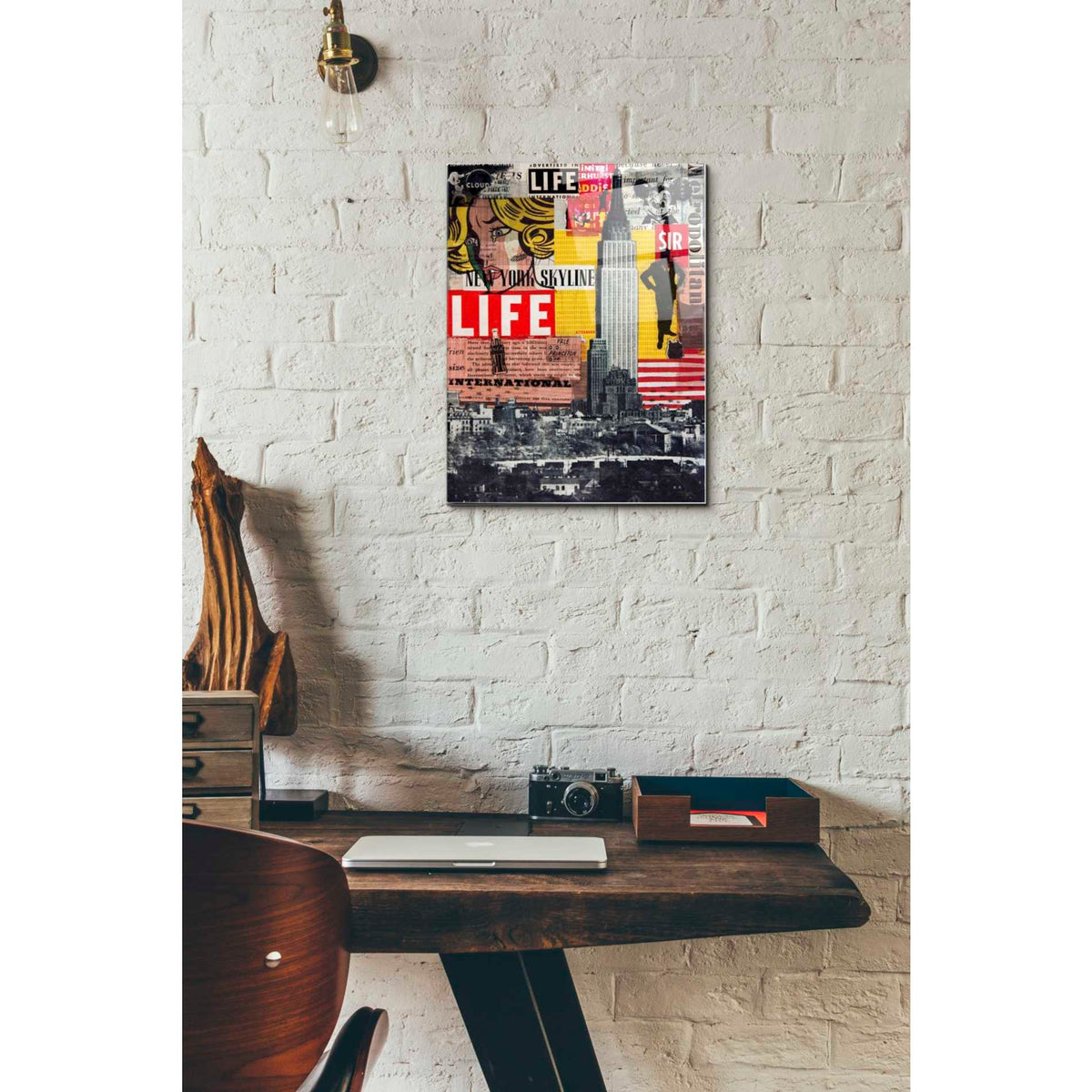 Epic Art 'IT'S HANGING IN THE AIR' by DB Waterman, Acrylic Glass Wall Art,12x16