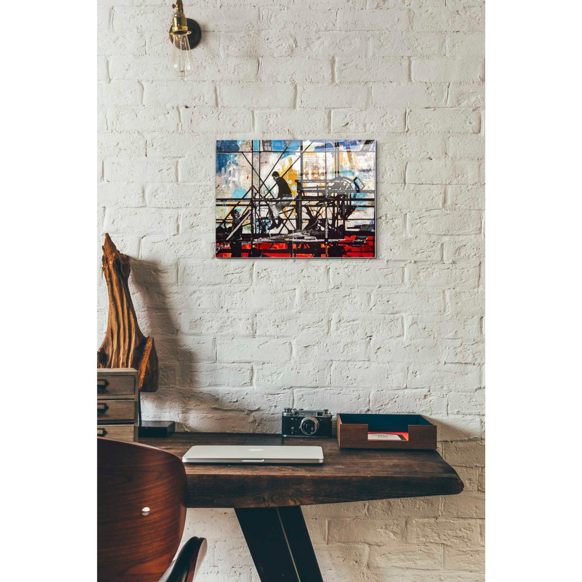 Epic Art 'FOUR CORNERS' by DB Waterman, Acrylic Glass Wall Art,12x16