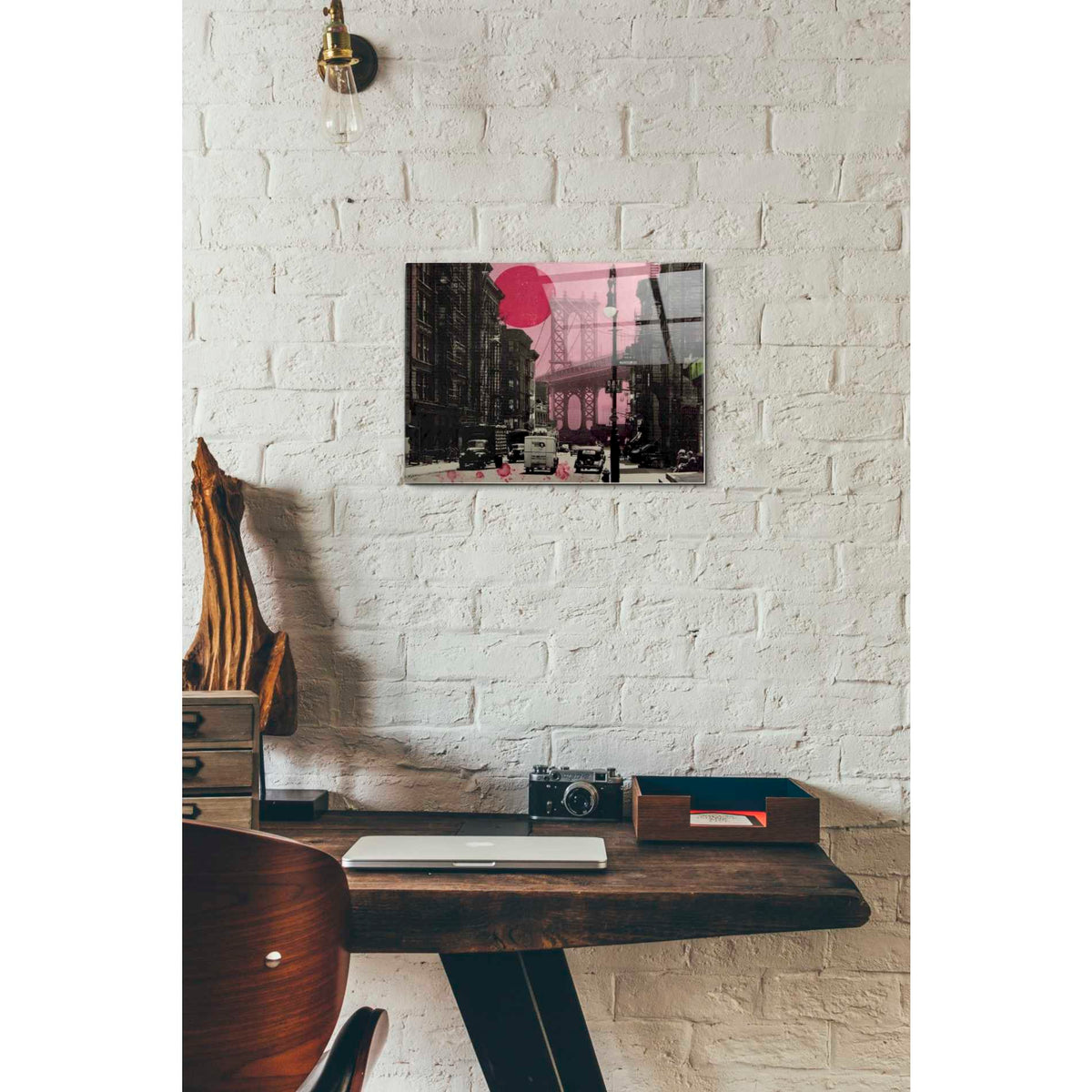 Epic Art 'PINK HAZE' by DB Waterman, Acrylic Glass Wall Art,12x16