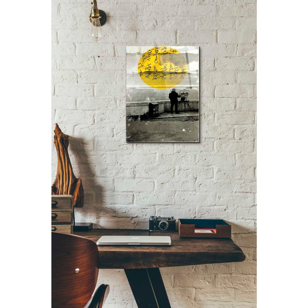 Epic Art 'STREET WITH A VIEW' by DB Waterman, Acrylic Glass Wall Art,12x16