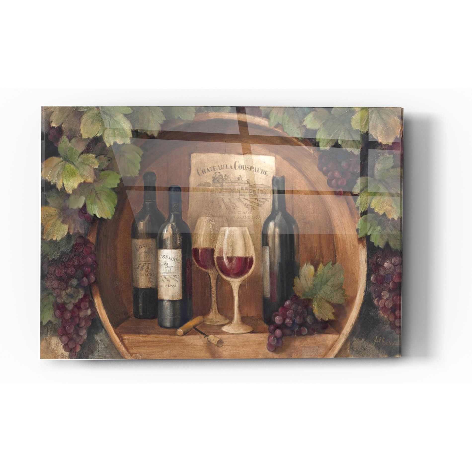 Epic Art 'At the Winery' by Albena Hristova, Acrylic Glass Wall Art,12x16