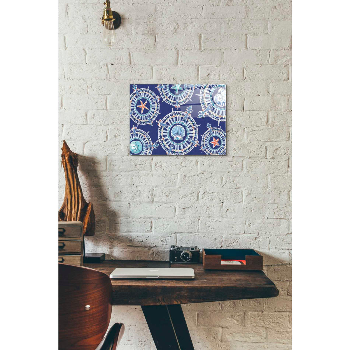 Epic Art 'Maritime XIV' by Daphne Brissonet, Acrylic Glass Wall Art,12 x 16
