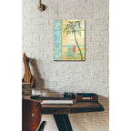 Epic Art 'Ocean Beach II' by Daphne Brissonet, Acrylic Glass Wall Art,12 x 16