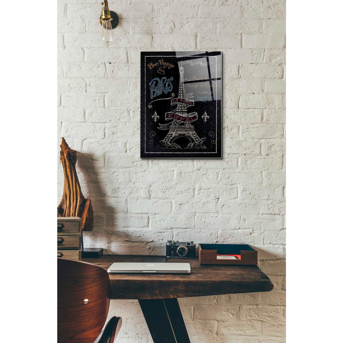 Epic Art 'Travel to Paris I' by Daphne Brissonet, Acrylic Glass Wall Art,12 x 16