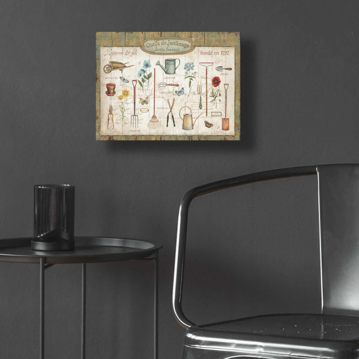 Epic Art 'Royal Garden I' by Daphne Brissonet, Acrylic Glass Wall Art,12x16