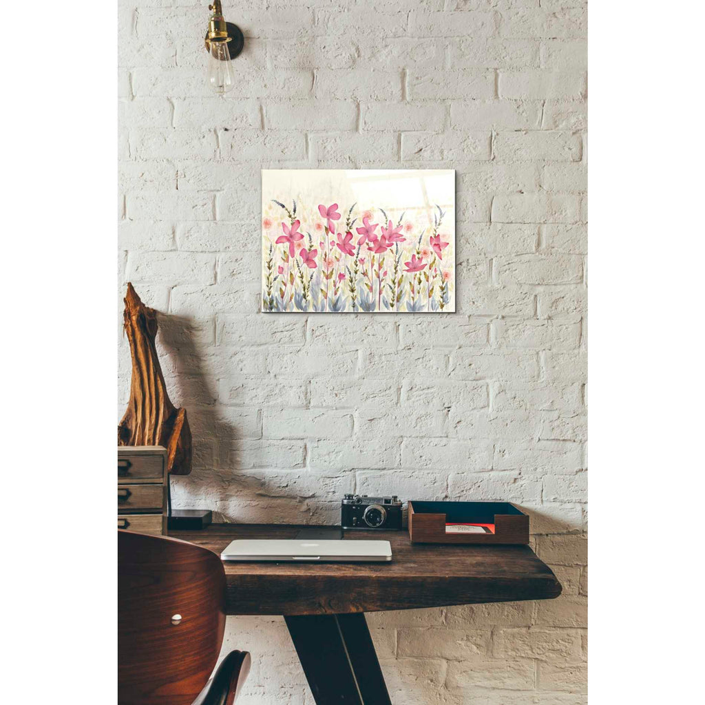 Epic Art 'Watercolor Garden' by Elyse DeNeige, Acrylic Glass Wall Art,12x16