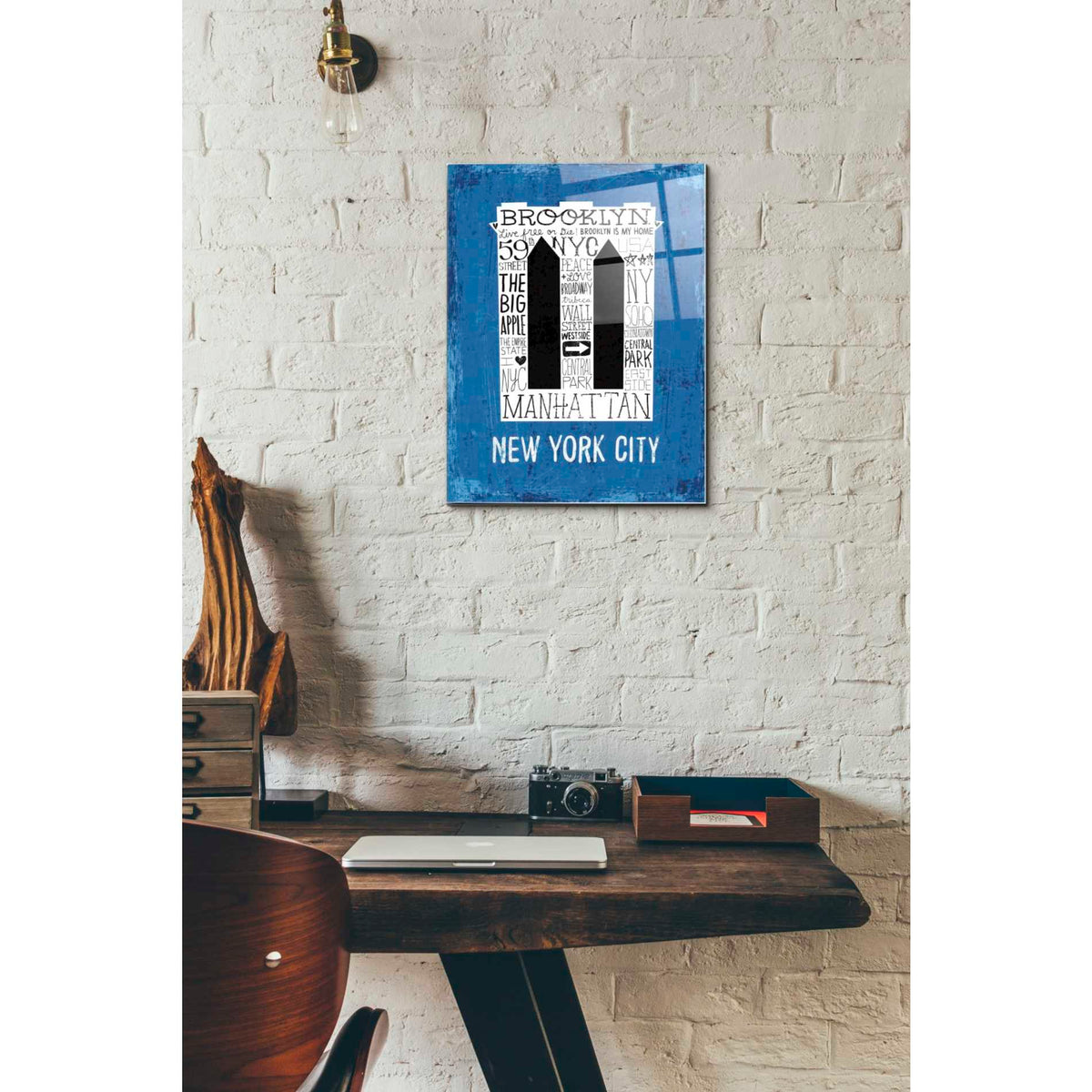 Epic Art 'Iconic NYC V' by Michael Mullan, Acrylic Glass Wall Art,12 x 16
