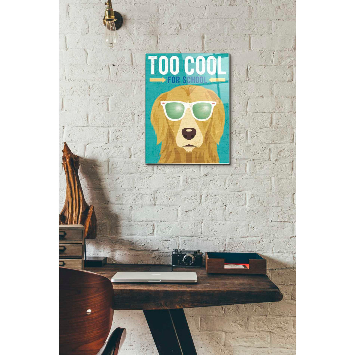 Epic Art 'Beach Bums Golden I Cool' by Michael Mullan, Acrylic Glass Wall Art,12 x 16