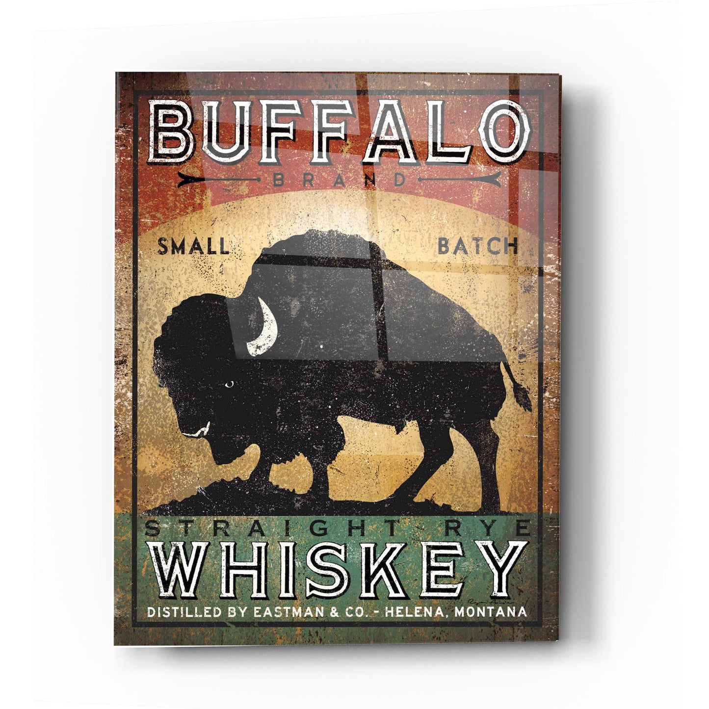 Epic Art 'Buffalo Whiskey' by Ryan Fowler, Acrylic Glass Wall Art,12x16