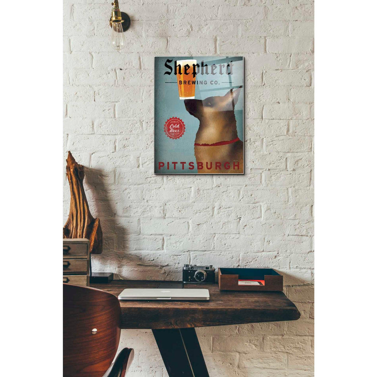 Epic Art 'Shepherd Brewing Co Pittsburgh' by Ryan Fowler, Acrylic Glass Wall Art,12x16