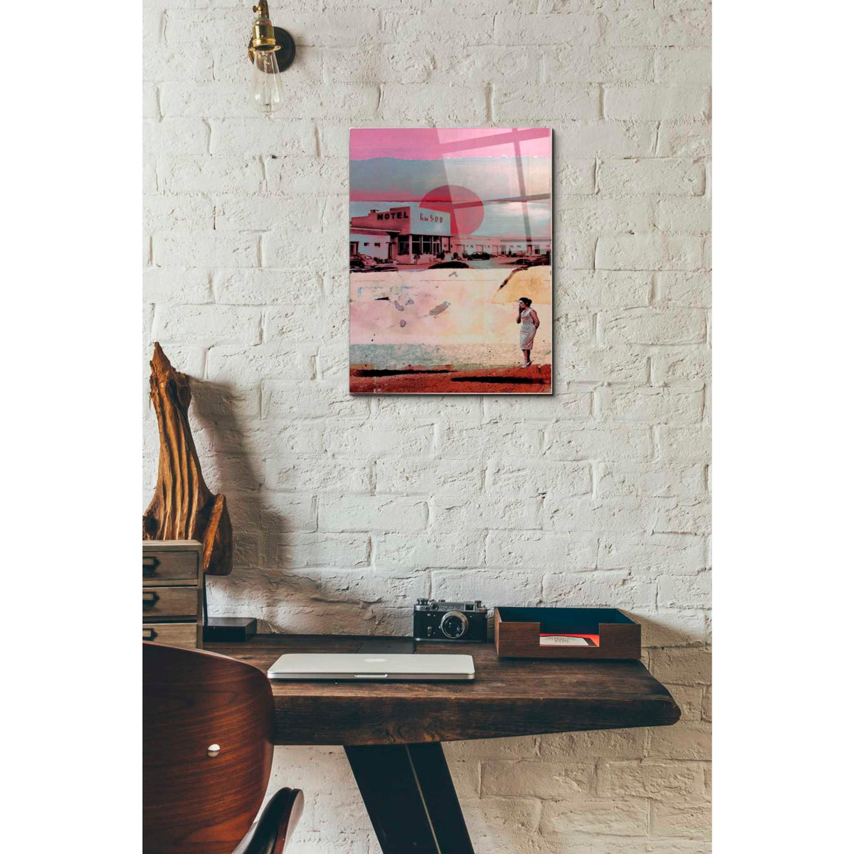 Epic Art 'MOTEL 500' by DB Waterman, Acrylic Glass Wall Art,12x16