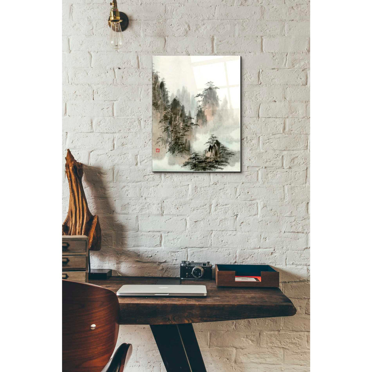 Epic Art 'Qi' by River Han, Acrylic Glass Wall Art,12x16