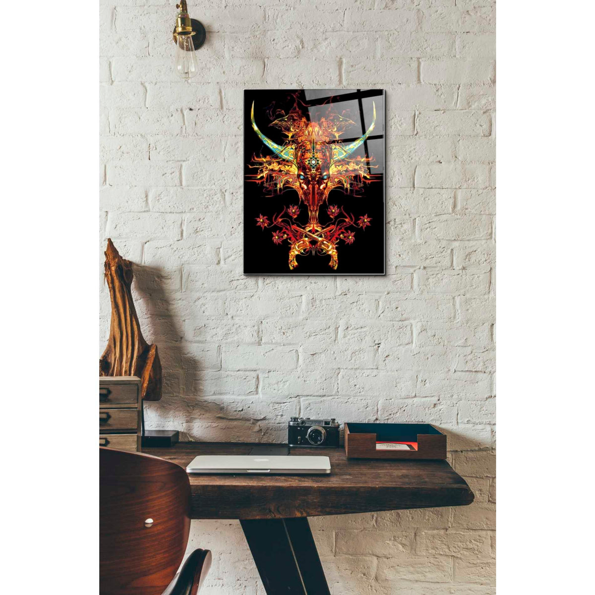 Epic Art 'Spaghetti Western' by Michael Stewart, Acrylic Glass Wall Art,12x16