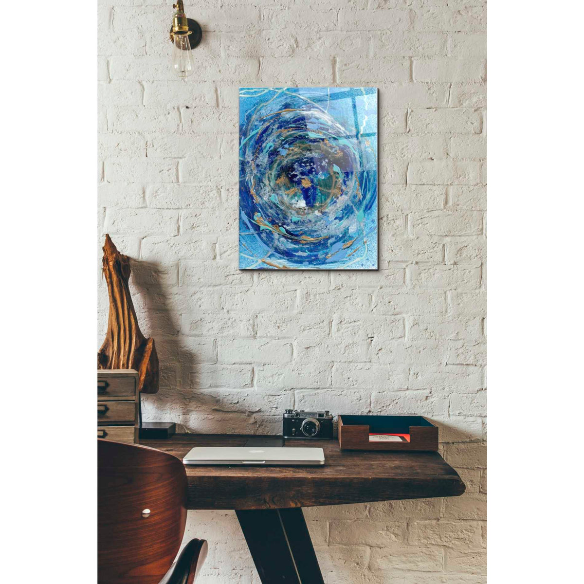 Epic Art 'Waterspout I' by Alicia Ludwig Acrylic Glass Wall Art,12x16