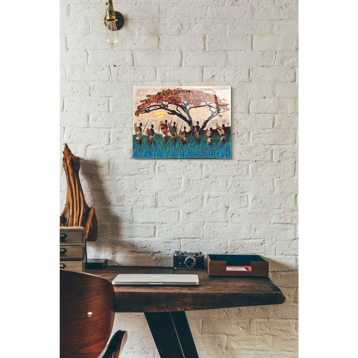 Epic Art 'Planes of Africa III' by Alonzo Saunders Acrylic Glass Wall Art,12x16