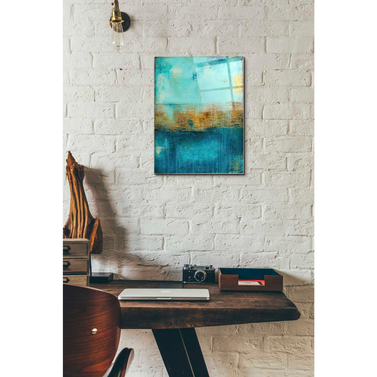 Epic Art 'Castle Court' by Erin Ashley Acrylic Glass Wall Art,12x16