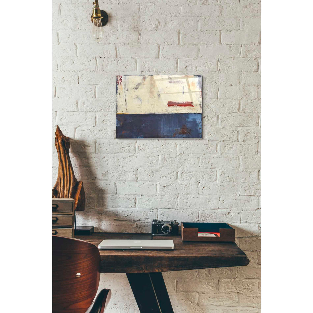 Epic Art 'Label 1267' by Erin Ashley Acrylic Glass Wall Art,12x16