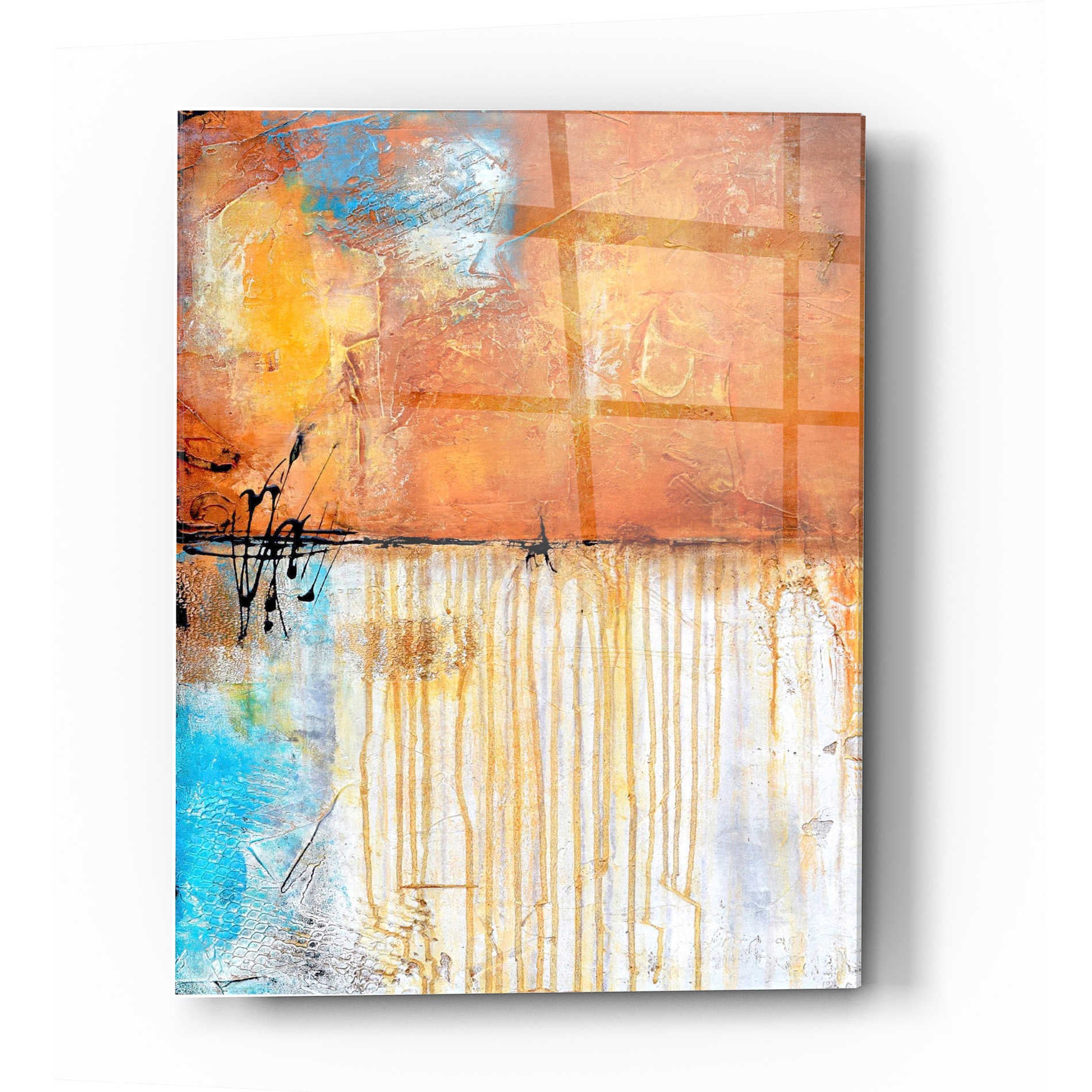 Epic Art 'November Rain I' by Erin Ashley Acrylic Glass Wall Art,12x16