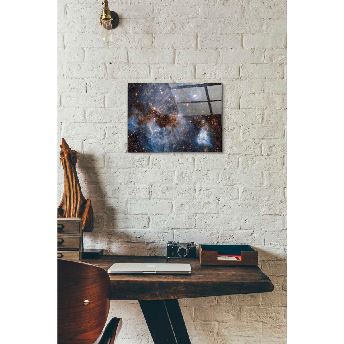Epic Art 'Maelstrom Cloud' Hubble Space Telescope Acrylic Glass Wall Art,12x16