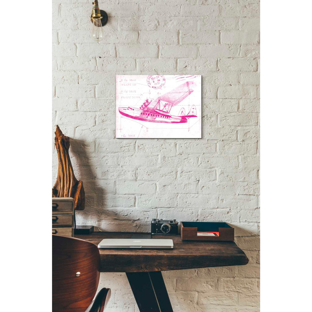 Epic Art 'Flight Schematic III' by Ethan Harper Acrylic Glass Wall Art,12x16
