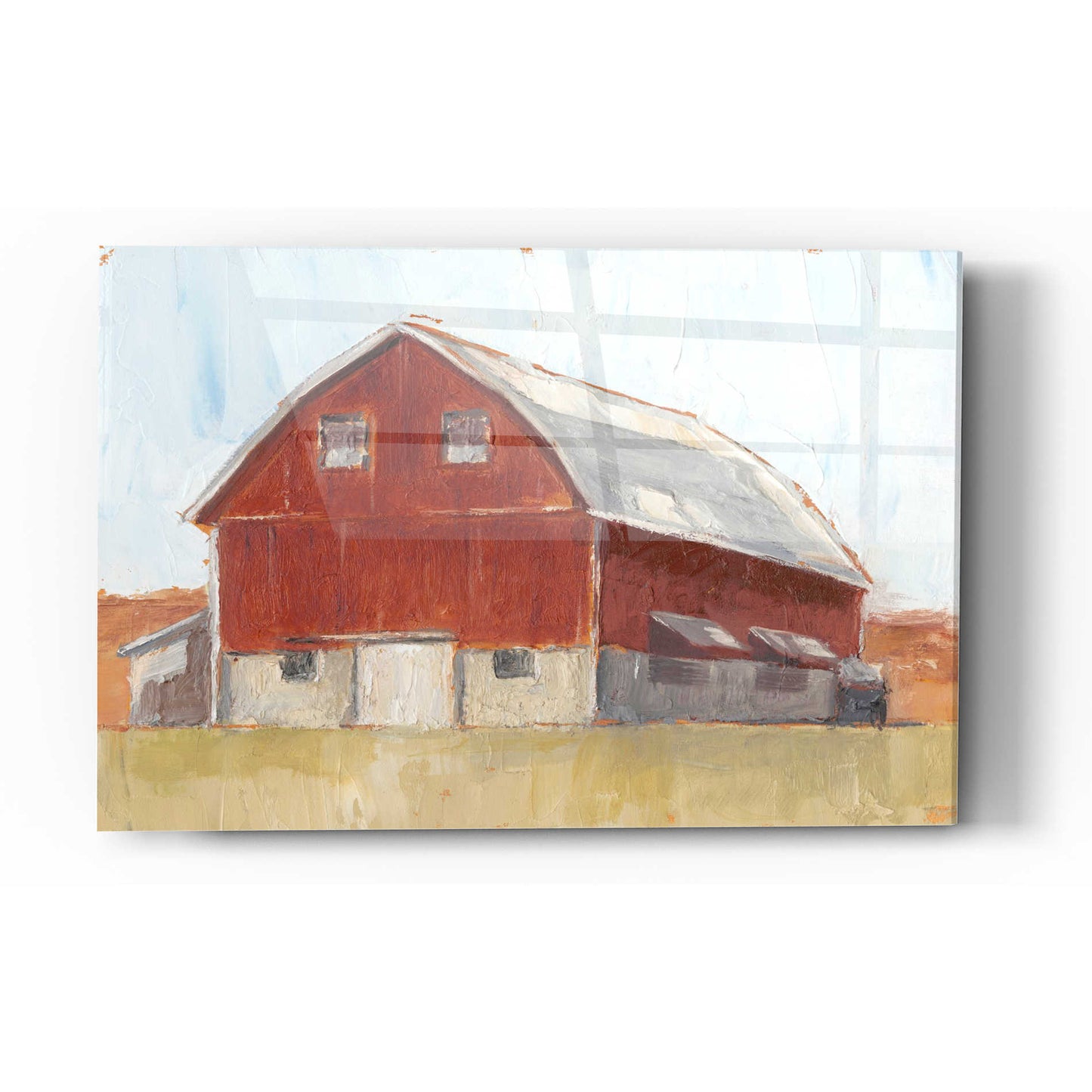 Epic Art 'Rustic Red Barn II' by Ethan Harper Acrylic Glass Wall Art,12x16