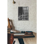 Epic Art 'Suspension Bridge Blueprint I' by Ethan Harper Acrylic Glass Wall Art,12x16