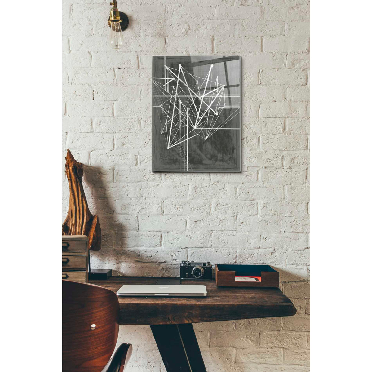 Epic Art 'Vertices I' by Ethan Harper Acrylic Glass Wall Art,12x16