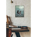 Epic Art 'Schnauzer Tandem' by Fab Funky Acrylic Glass Wall Art,12x16