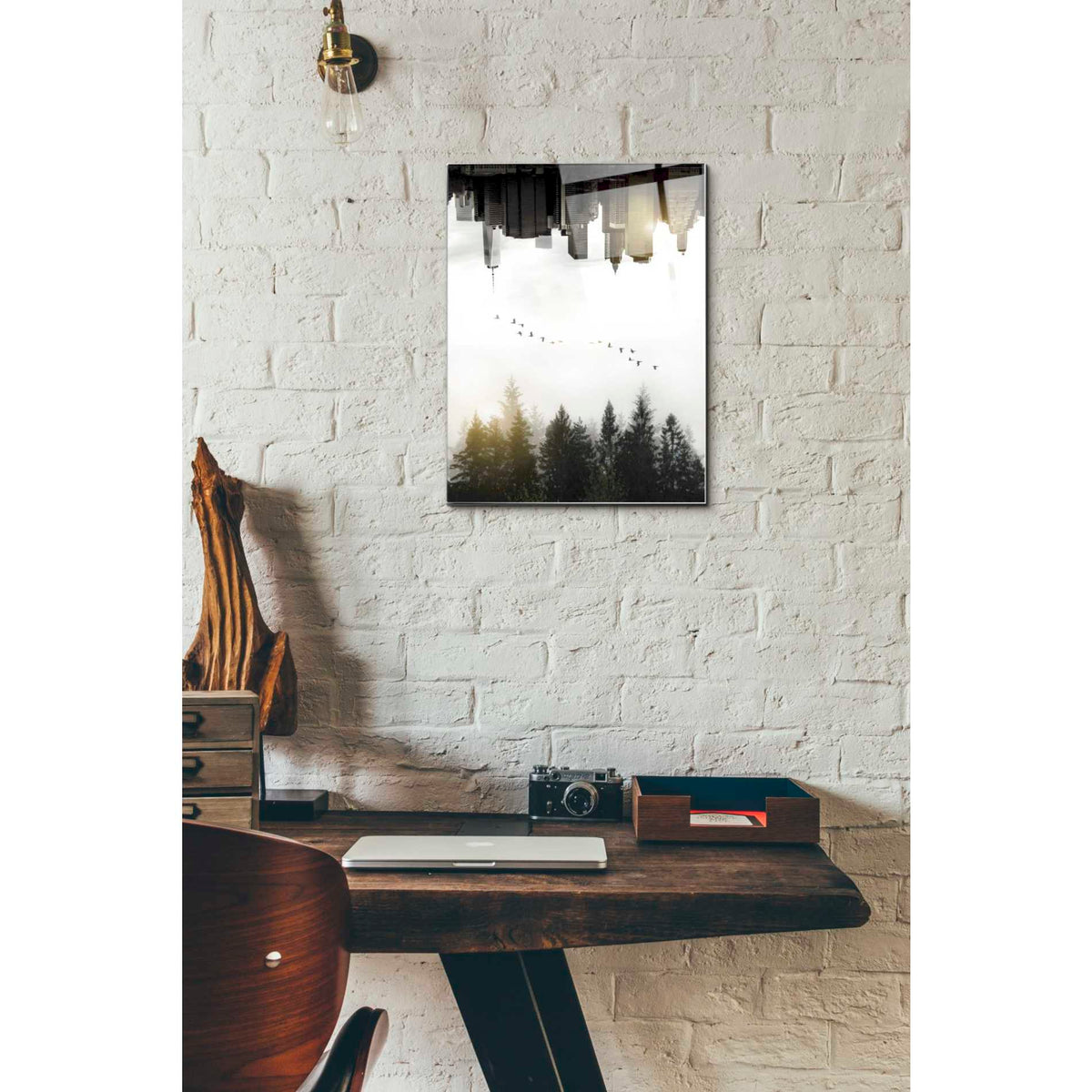 Epic Art 'Duality' by Nicklas Gustafsson, Acrylic Glass Wall Art,12x16