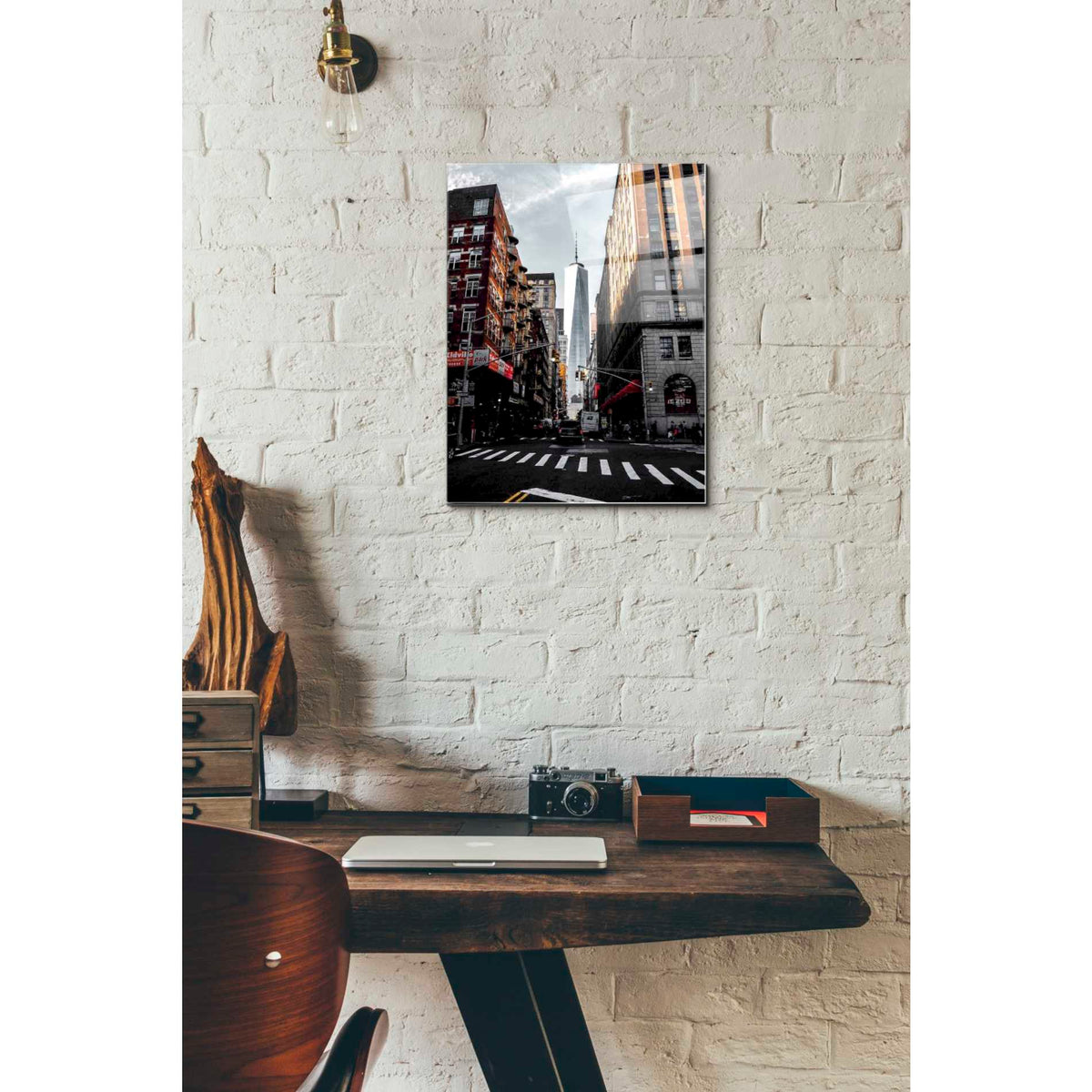Epic Art 'Lower Manhattan' by Nicklas Gustafsson, Acrylic Glass Wall Art,12x16