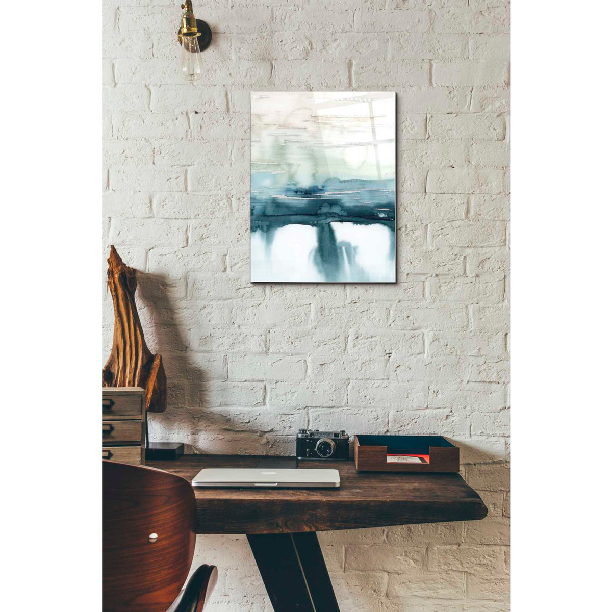 Epic Art 'Organic Cascade II' by Grace Popp Acrylic Glass Wall Art,12x16