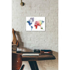 Epic Art 'Rainbow World' by Grace Popp Acrylic Glass Wall Art,12x16