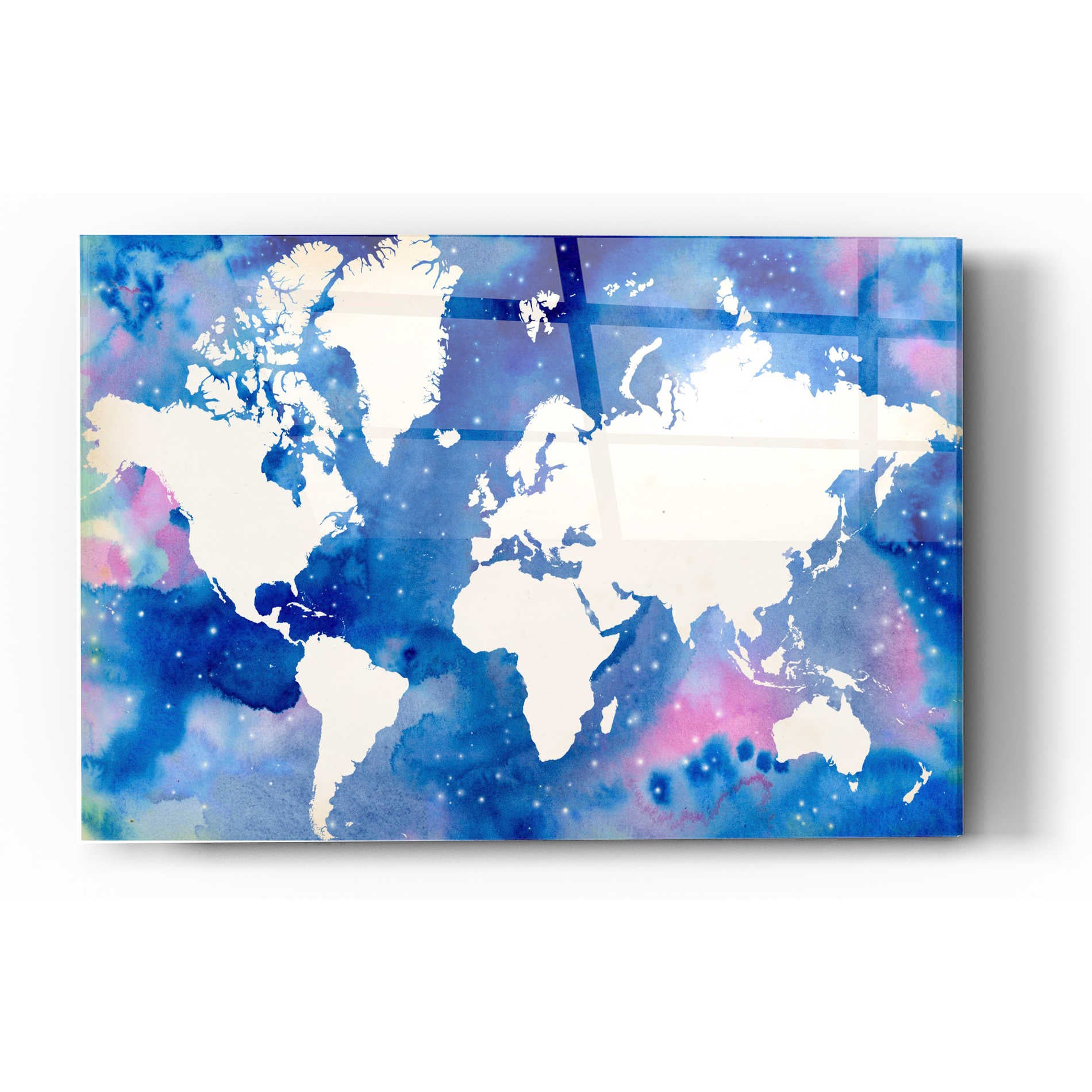 Epic Art 'Starry World' by Grace Popp Acrylic Glass Wall Art,12x16