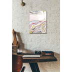 Epic Art 'Watercolor Marbling I' by Grace Popp Acrylic Glass Wall Art,12x16