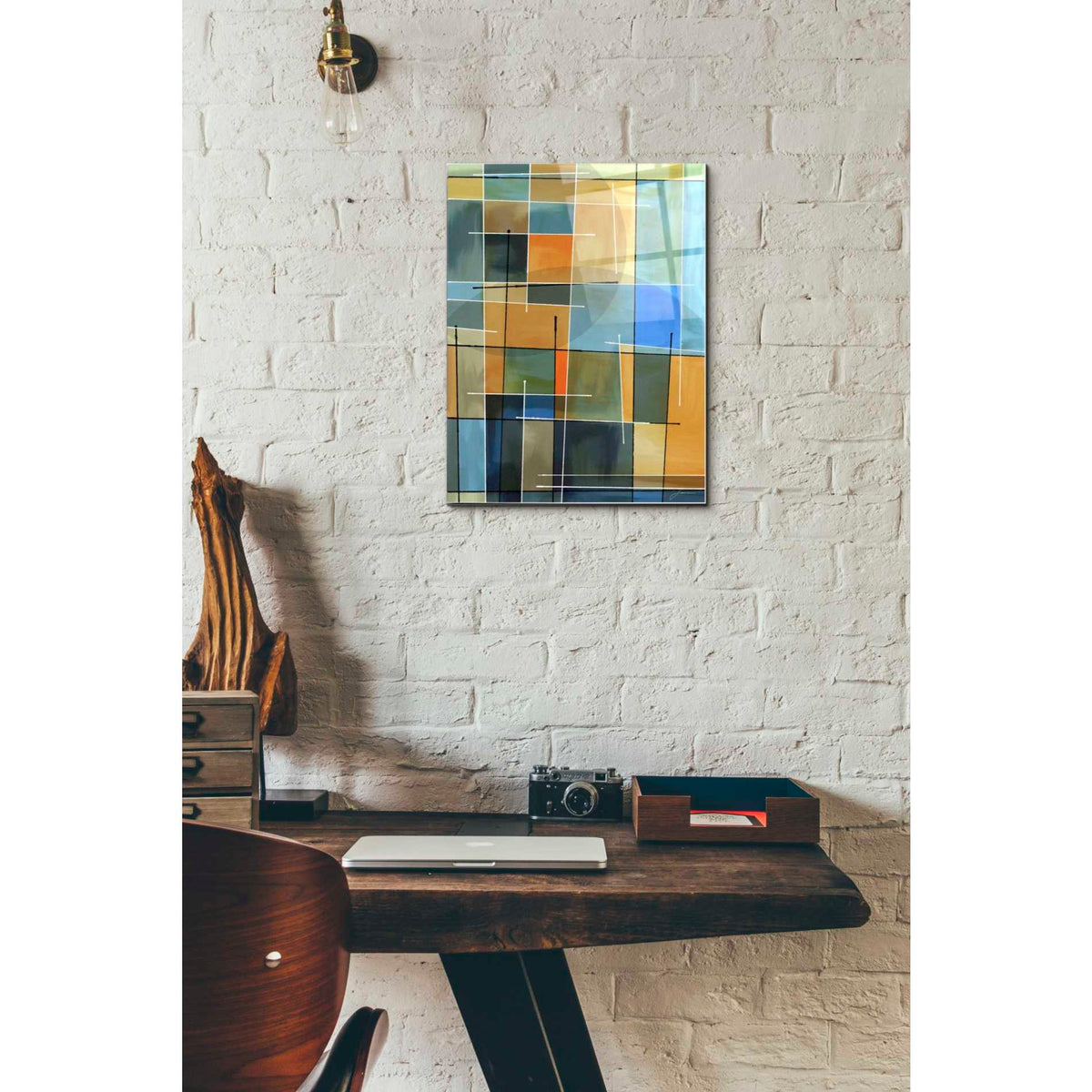 Epic Art 'Counter Balance II' by James Burghardt, Acrylic Glass Wall Art,12x16