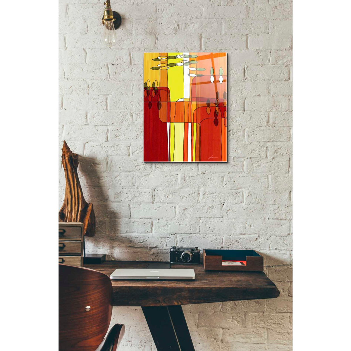 Epic Art 'Uplift I' by James Burghardt, Acrylic Glass Wall Art,12x16