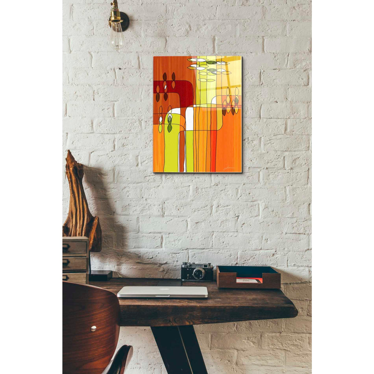 Epic Art 'Uplift II' by James Burghardt, Acrylic Glass Wall Art,12x16