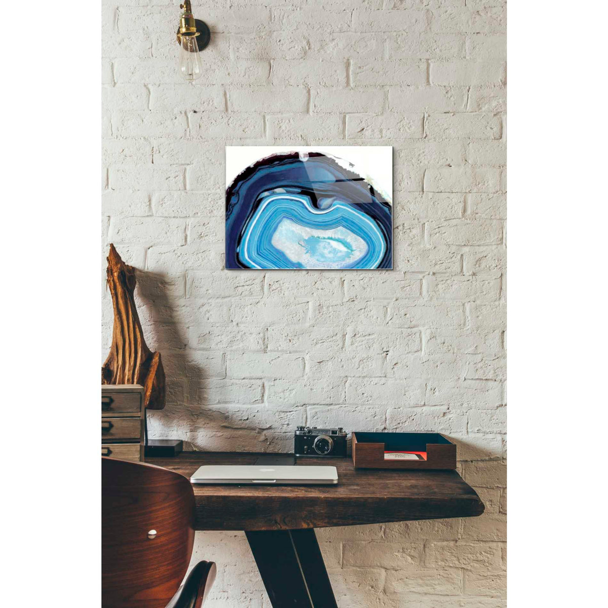 Epic Art 'Agate Studies I' by Naomi McCavitt Acrylic Glass Wall Art,12x16