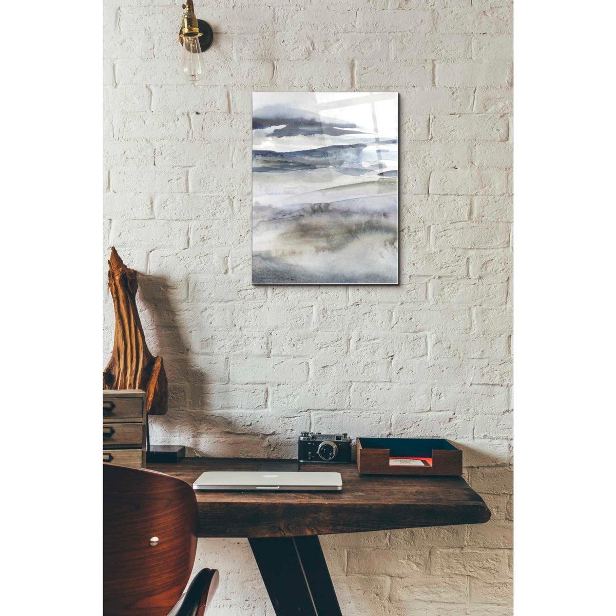 Epic Art 'Neutral Salt Spray I' by Victoria Borges Acrylic Glass Wall Art,12x16